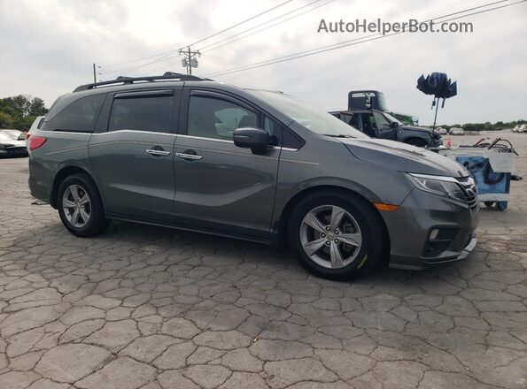 5FNRL6H76JB033901 2018 HONDA ODYSSEY Серый Передняя правая четверть