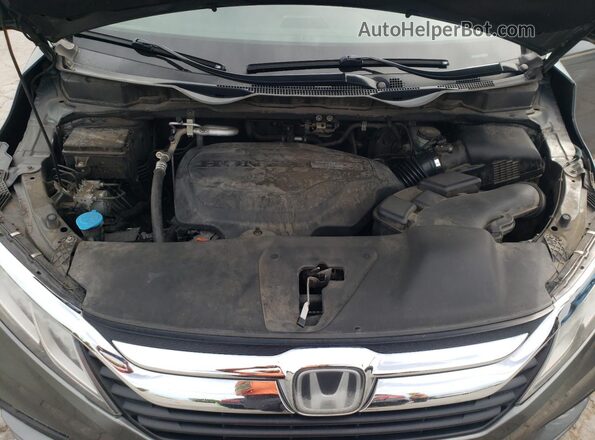 5FNRL6H76JB033901 2018 HONDA ODYSSEY Серый Вид задней части салона