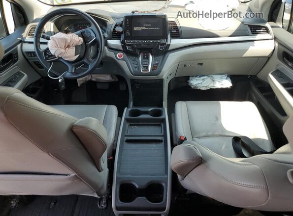 5FNRL6H78JB101793 2018 HONDA ODYSSEY Gray Vista del salpicadero
