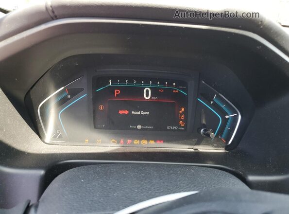 5FNRL6H78JB101793 2018 HONDA ODYSSEY Gray Vista del cuadro de instrumentos