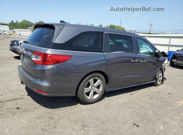 5FNRL6H78JB101793 2018 HONDA ODYSSEY Gray Trasero derecho
