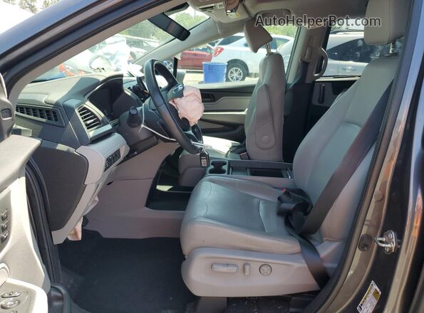 5FNRL6H78JB101793 2018 HONDA ODYSSEY Gray Vista interior delantera