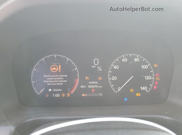 5FNRL6H79SB053111 2025 HONDA ODYSSEY Синий Вид щитка приборов