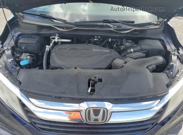 5FNRL6H7XJB050815 2018 HONDA ODYSSEY Blue Vista del compartimento del motor