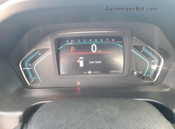 5FNRL6H7XJB050815 2018 HONDA ODYSSEY Blue Vista del cuadro de instrumentos