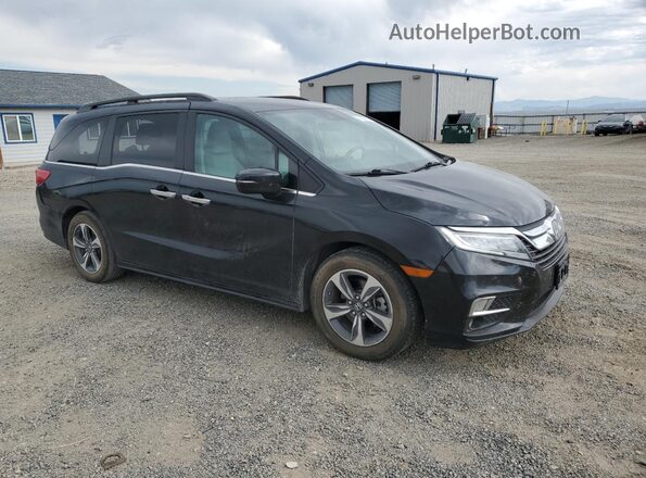 5FNRL6H82JB001553 2018 HONDA ODYSSEY Black Առջևի աջ