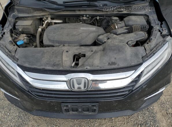 5FNRL6H82JB001553 2018 HONDA ODYSSEY Black Շարժիչի բաժամունքի տեսք