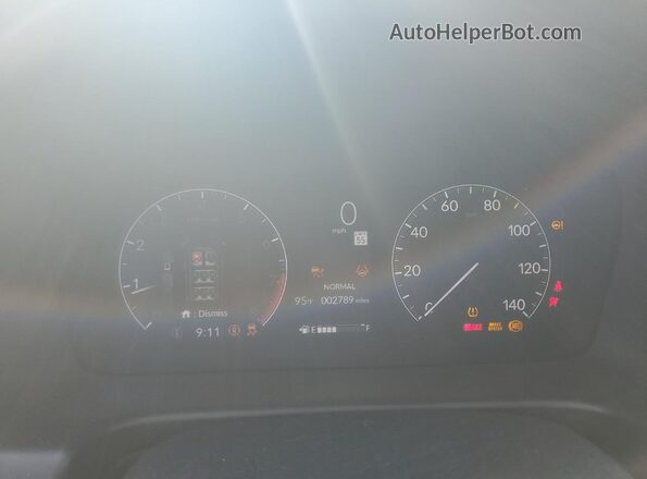 5FNRL6H91SB062886 2025 HONDA ODYSSEY Blue Widok zestawu wskaźników