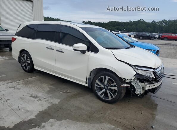 5FNRL6H93JB111116 2018 HONDA ODYSSEY Белый Передняя правая четверть