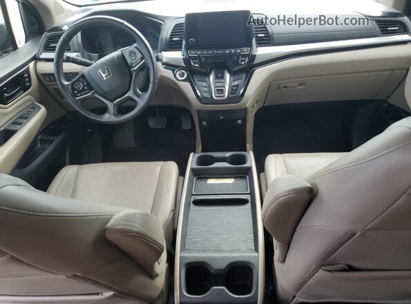5FNRL6H93JB111116 2018 HONDA ODYSSEY Белый Вид панели приборов
