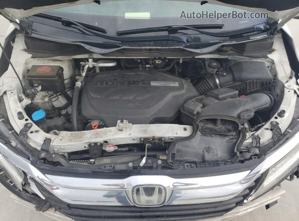 5FNRL6H93JB111116 2018 HONDA ODYSSEY Белый Вид подкапотного пространства