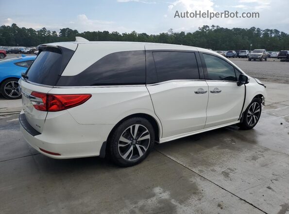 5FNRL6H93JB111116 2018 HONDA ODYSSEY Белый Задняя правая четверть
