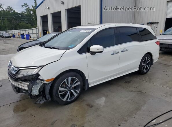 5FNRL6H93JB111116 2018 HONDA ODYSSEY Белый Передняя левая четверть
