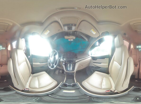 5FNRL6H93JB111116 2018 HONDA ODYSSEY Белый Панорамный вид салона 360°