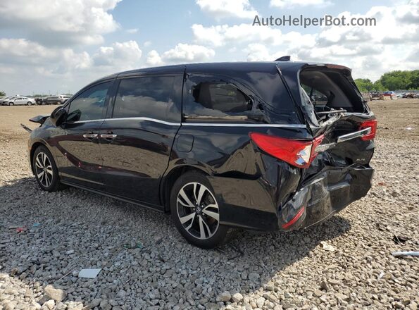 5FNRL6H94JB105468 2018 HONDA ODYSSEY Black Trasero izquierdo