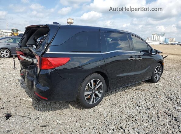 5FNRL6H94JB105468 2018 HONDA ODYSSEY Black Trasero derecho