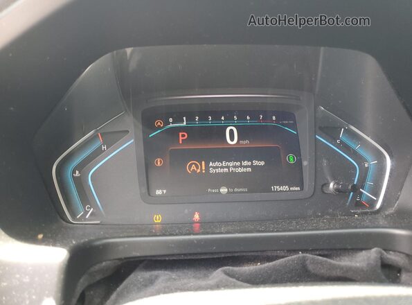 5FNRL6H97MB017437 2021 HONDA ODYSSEY Black Սարքավորումների վահանակի տեսք