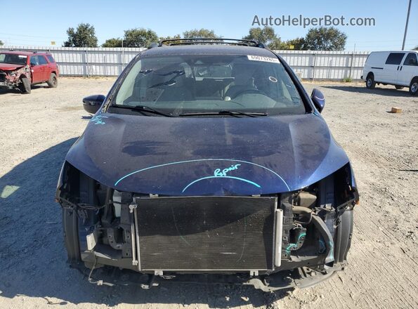5FNRL6H98JB039782 2018 HONDA ODYSSEY Blue Front view