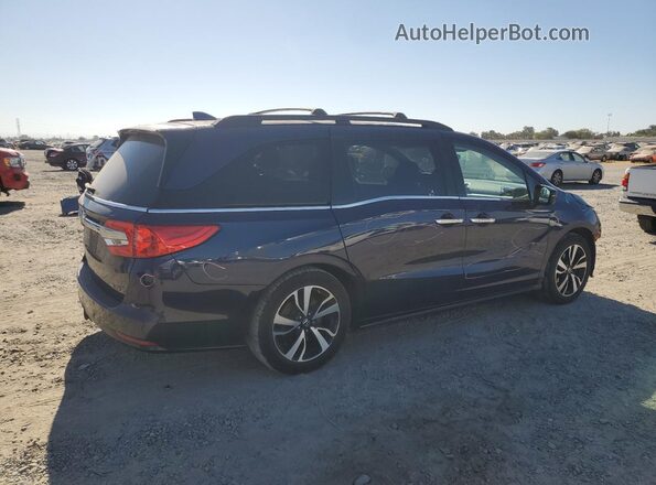 5FNRL6H98JB039782 2018 HONDA ODYSSEY Blue Rear right