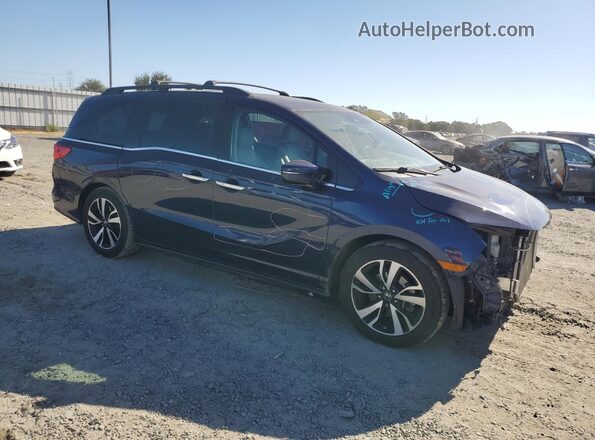 5FNRL6H98JB039782 2018 HONDA ODYSSEY Blue Front right