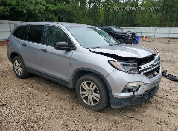5FNYF5H15JB027337 2018 HONDA PILOT Silver Przód prawy
