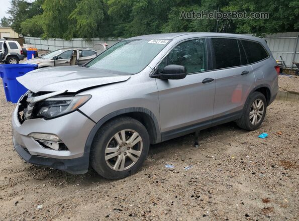 5FNYF5H15JB027337 2018 HONDA PILOT Silver Przód lewy