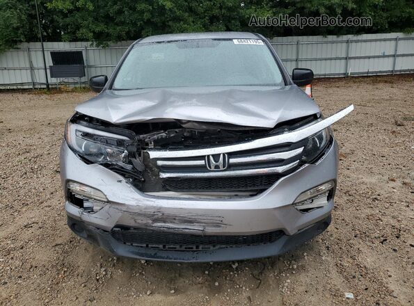 5FNYF5H15JB027337 2018 HONDA PILOT Silver Widok z przodu