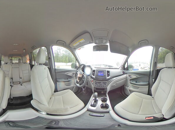 5FNYF5H15JB027337 2018 HONDA PILOT Silver Widok naklejki z numerem VIN