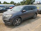 2018 Honda Pilot Ex Серый vin: 5FNYF5H39JB019596