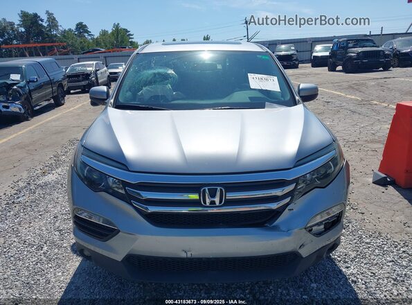 5FNYF5H59JB028154 2018 HONDA PILOT Silver Widok zestawu wskaźników