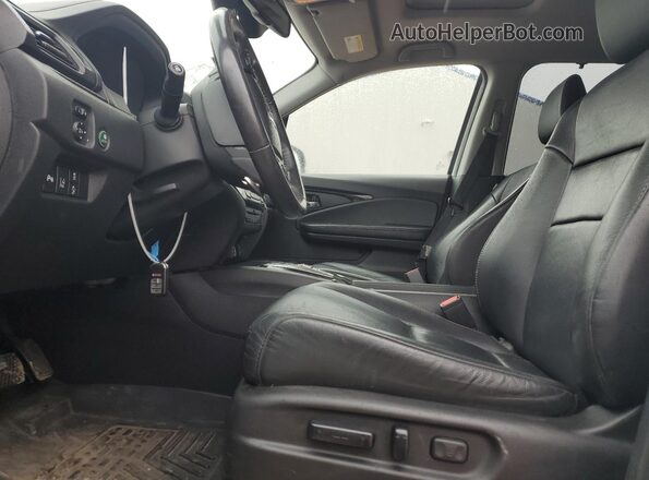 5FNYF5H92JB009576 2018 HONDA PILOT White Widok wnętrza z przodu