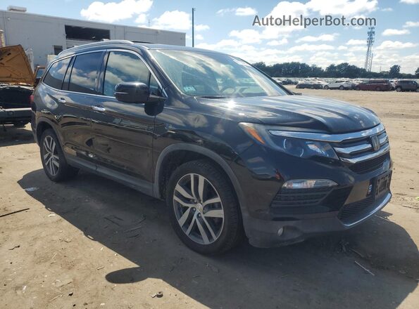 5FNYF6H01JB020821 2018 HONDA PILOT Black Front right