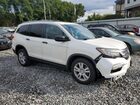 2018 Honda Pilot Lx White vin: 5FNYF6H15JB049893