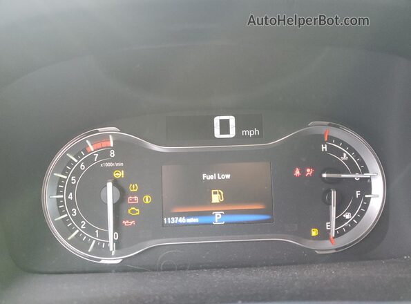 5FNYF6H15JB049893 2018 HONDA PILOT White Вид щитка приладів