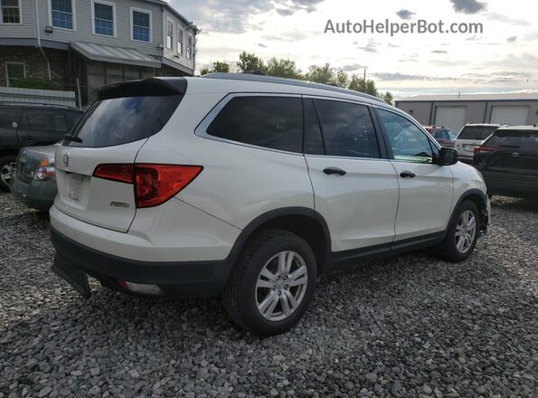 5FNYF6H15JB049893 2018 HONDA PILOT White Задня права чверть