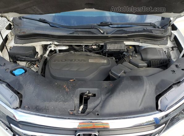 5FNYF6H15JB049893 2018 HONDA PILOT White Вид підкапотного простору