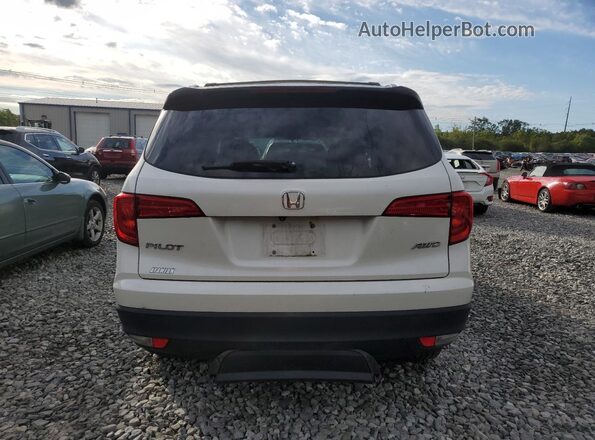5FNYF6H15JB049893 2018 HONDA PILOT White Вид ззаду