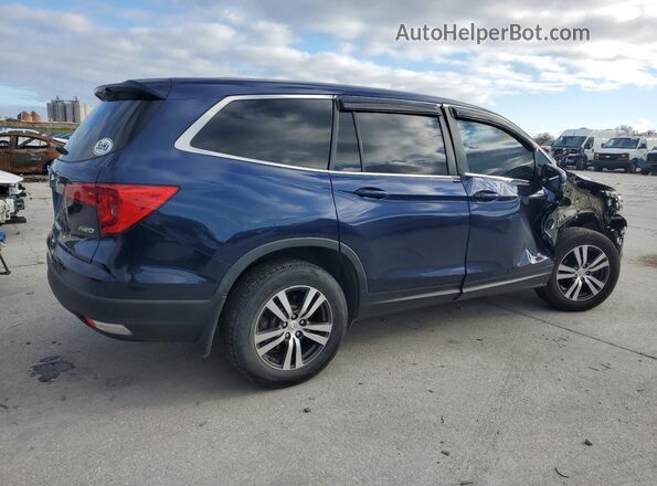 5FNYF6H35JB026342 2018 HONDA PILOT Blue Հետևի աջ
