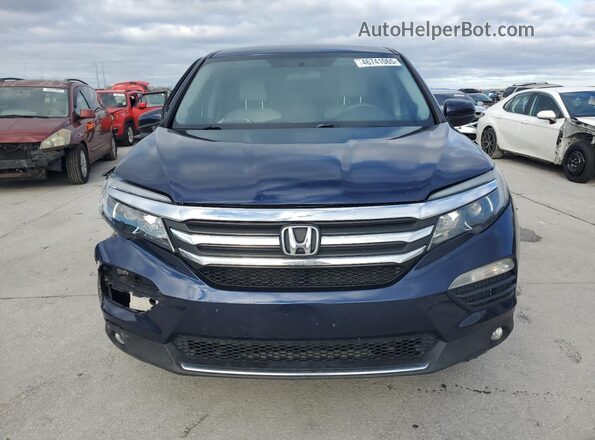 5FNYF6H35JB026342 2018 HONDA PILOT Blue Դիմացի տեսք