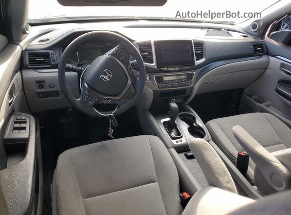 5FNYF6H35JB026342 2018 HONDA PILOT Blue Առջևի վահանակի տեսք