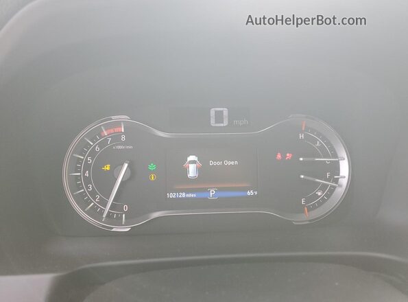 5FNYF6H35JB026342 2018 HONDA PILOT Blue Սարքավորումների վահանակի տեսք