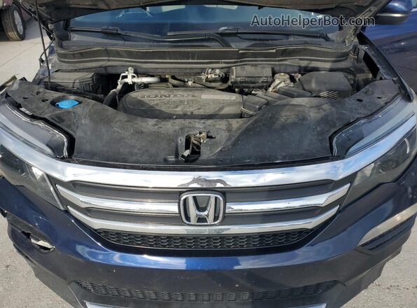 5FNYF6H35JB026342 2018 HONDA PILOT Blue Շարժիչի բաժամունքի տեսք