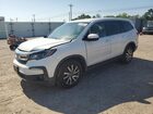2021 Honda Pilot Ex White vin: 5FNYF6H38MB013945