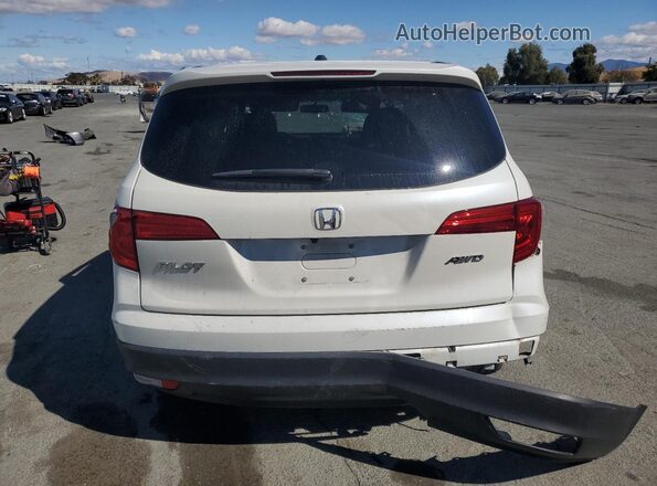 5FNYF6H50JB061789 2018 HONDA PILOT White Вид ззаду