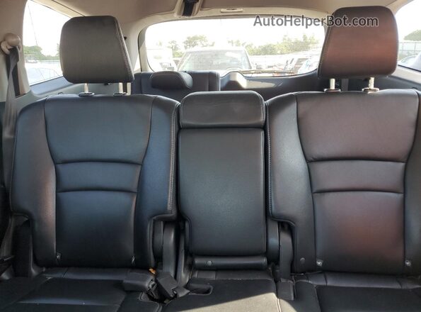 5FNYF6H5XHB045691 2017 HONDA PILOT Black Հետևի նստատեղերի տեսք