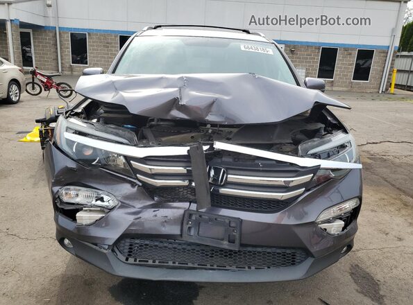 5FNYF6H5XJB067017 2018 HONDA PILOT Charcoal Vista frontal