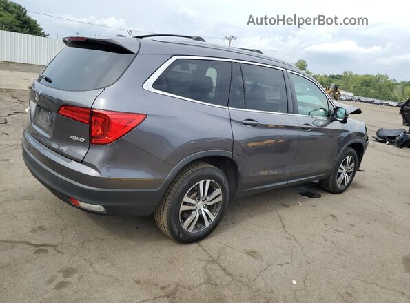 5FNYF6H5XJB067017 2018 HONDA PILOT Charcoal Trasero derecho
