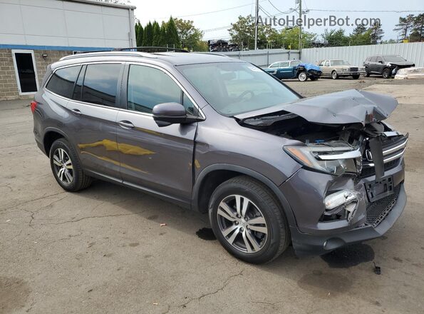 5FNYF6H5XJB067017 2018 HONDA PILOT Charcoal Delantero derecho
