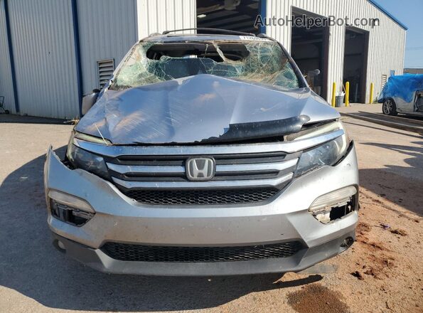 5FNYF6H64JB027802 2018 HONDA PILOT Silver Вид спереду