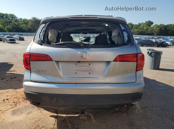 5FNYF6H64JB027802 2018 HONDA PILOT Silver Вид ззаду